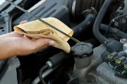 engine oil turning black