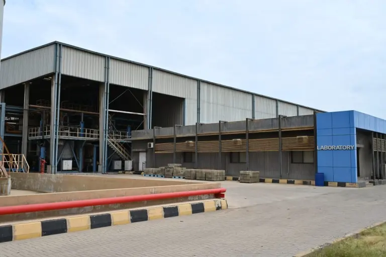 Exterior of the GP Pakistan plant at Port Qasim