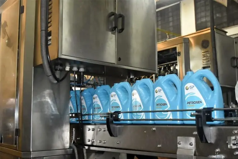 Automatic filling line at GP Tanzania