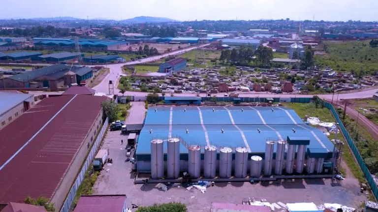Aerial view of the GP Uganda site at Namanve Industrial Park